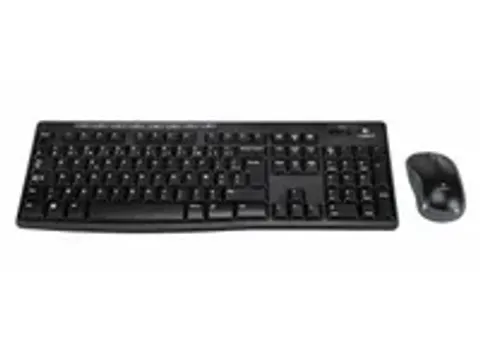 OUTLET Clavier Logitech MK270 AZERTY + souris noir