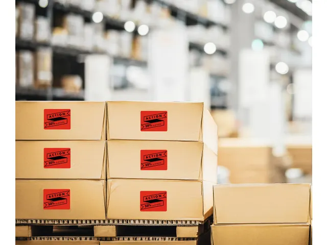 HERMA 5045 Gekleurde etiketten A4 63,5x29,6mm Neon Rood 540 stuks