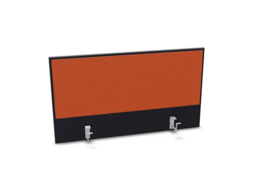opzetpaneel bureau aanbouw achter B 1000mm CC-zwart BN3012-oranje