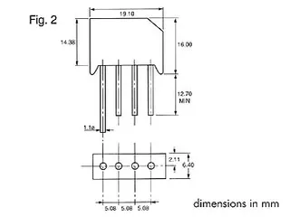 Gelijkrichter 50V-4A (RS401/L) - 1