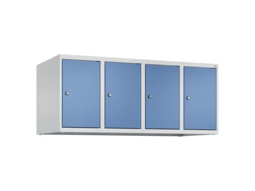 opzetkast,v. locker,4vak.,vak B 300mm,HxBxD 500x1200x500mm
