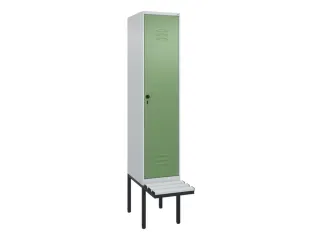 locker voor scheiding van kleding,HxBxD 2120x400x815mm,1vak - 1