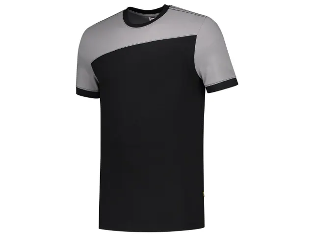 Tricorp Bicolor naden 102006 T-shirt, zwart/grijs, maat 6XL, per stuk