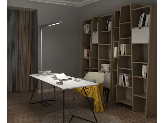 Lampadaire Unilux Starus LED gris