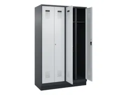 locker voor scheiding van kleding,HxBxD 1950x1200x500mm,4vak