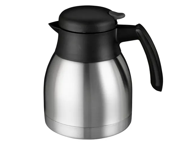 Thermoskan Bravilor dubbelwandig 1 liter RVS zwart