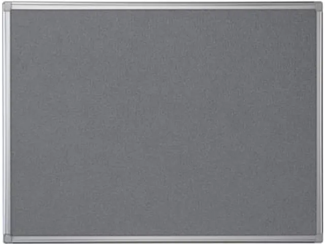 Tableau Textile Cadre Aluminium 60x90cm Gris