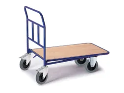 cash-and-carrywagens,draagverm. 400kg,laadvl. LxB 990x695mm,houtplaat