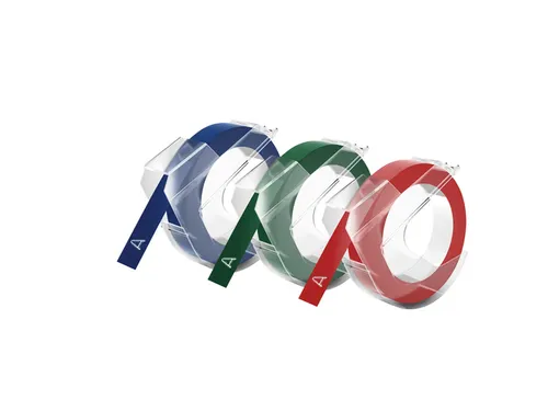 Labeltape Dymo rol 9mmx3M glossy vinyl assorti S0847750
