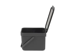 Afvalemmer Sort & Go 6 liter Grijs Brabantia - 2