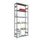 Rvs Inhaakstelling Basis 2500x1060x335mm 6legborden Vaklast 200kg