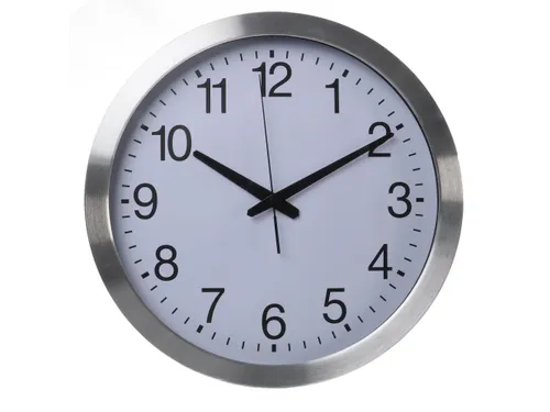 Aluminium Wandklok Ø 40cm dcf cijferaanduiding