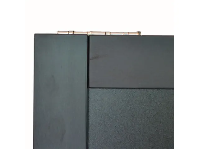 Krijtstoepbord Zwart 75x135 cm