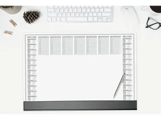 Designonderlegger Sigel Office 26/27 59,5x41cm dag/week- planner 40 ve - 5