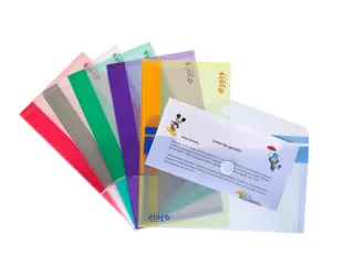 Enveloptas Djois Color Collection 250x135mm horizontaal assorti - 1