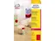 adresetiket Avery 99,1x38,1mm neonrood 25 vel 14 etiketten per vel