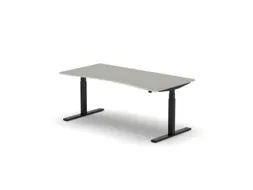 Elektrisch ihv bureau HxBxD 650-1310x1800x900/800mm blad lichtgrijs