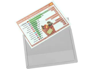 zichtpaneel,DIN A4,liggend,transparant,achterzijde magnetisch - 1