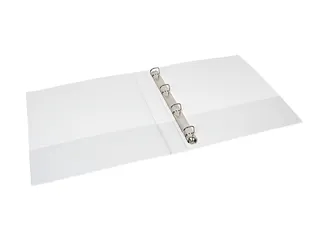 Presentatieringband Quantore A4 Maxi 4-rings D-mech 40mm wit - 1