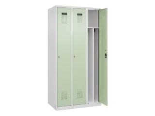 locker voor scheiding van kleding,HxBxD 1850x900x500mm,3vak - 1