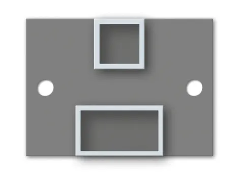 montant T p. parois de séparation H 2200mm RAL5002