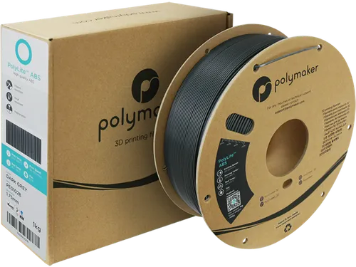 Polymaker PolyLite ABS filament 1,75 mm Donker Grijs 1kg
