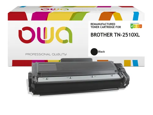 Toner OWA alternatief tbv Brother TN-2510XL zwart