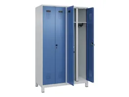 locker voor scheiding van kleding,HxBxD 1950x1200x500mm,4vak