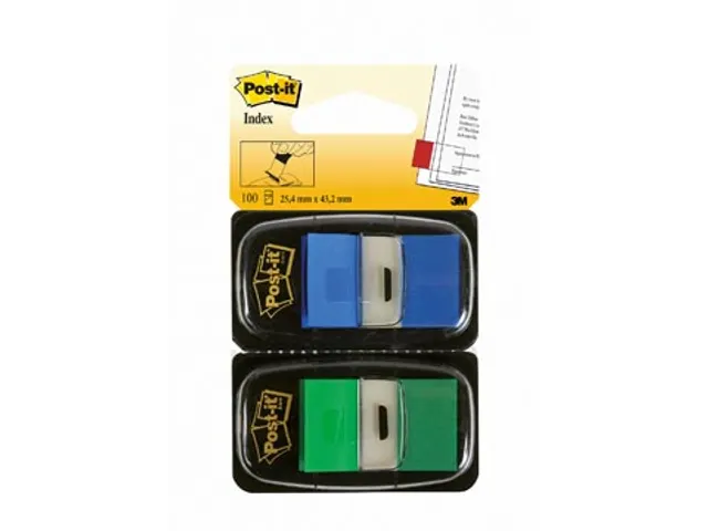 Standaard Duo Pack 100 tabs groen/blauw