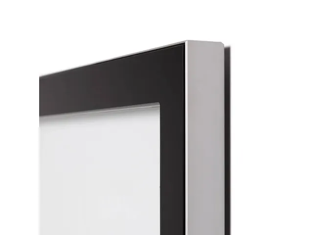 Vergrendelbaar Posterframe Slim Premium Design Outdoor A1 Alu/ Zwart