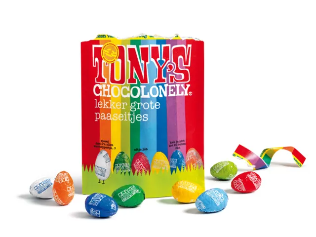 Chocolade Tony's paaseitjes pouch zak 230 gram