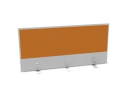 opzetpaneel bureau aanbouw achter MP-lichtgrijs BN3005-geel 1200mm