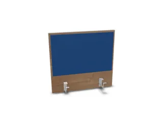 opzetpaneel,v. bureau,aanbouw achter,B 600mm,NT-cherry,BN6016-blauw - 1