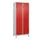 Z-garderobekast,HxBxD 1950x800x500mm,vak B 200/400mm,draaigrendel