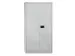 Armoire portes battantes 1806x914x400mm 3 tablettes acier gris clair