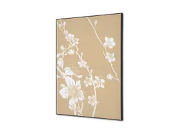 Wanddecoratie Textiel Set A2 Japanse Bloesem Beige