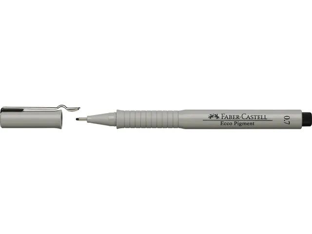 Tekenpen Faber Castell Ecco Pigment 0.7mm Zwart