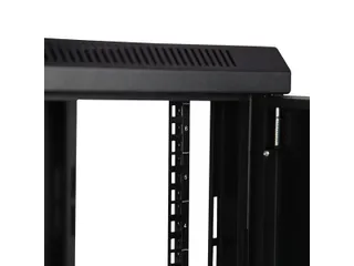 2-post 6U wandmonteerbare netwerkkast 19 inch scharnierende patchkast - 5