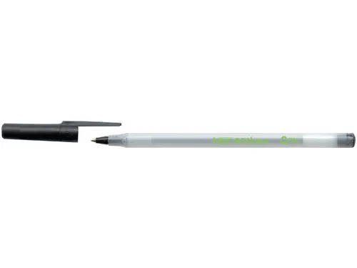 Balpen Bic Ecolutions round stic medium zwart