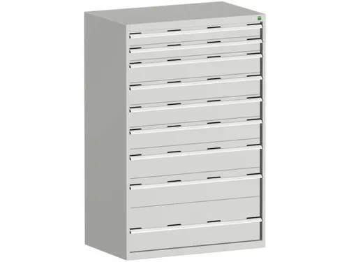 ladekast HxBxD 1600x1050x650mm 9laden RAL7035