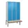 locker met bank,HxBxD 2120x1200x815mm,3vak,vak B 400mm,cil.-slot