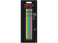 potloden, HB, geassorteerde neon kleuren