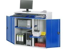 Computerkast 1060x1100x520mm Uittreklade Voor Toetsenbord