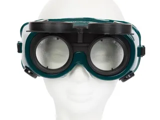 Opklapbare Lasbril Zwart Groen - 1
