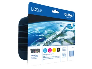 Brother LC-985 Valuepack Inktcartridge Zwart & Kleur Set - 1