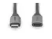 USB-C/M naar USB-C/F PD 60W Gen1 USB3.0 verlengkabel 1m Zwart