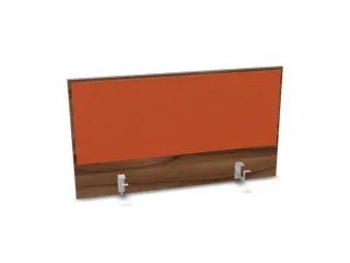 opzetpaneel bureau aanbouw achter NP-tiepolo nut BN3012-oranje 1000mm - 1