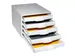 Ladenblok Fantasy Works A4+ met 5 laden Grijs
