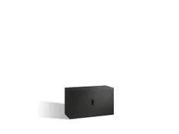 jaloeziedeurkast,HxBxD 695x1200x420mm,1xStalen bodem,rolluik RAL7021