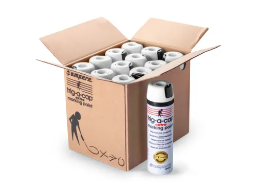 Markeerspray Voor Bouwplaatsen Wit 500Ml